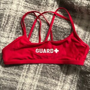 Lifeguard bikini top